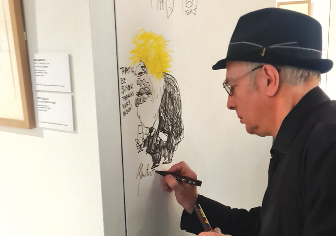 Johnson & Johnson Martin Rowson does cartoon