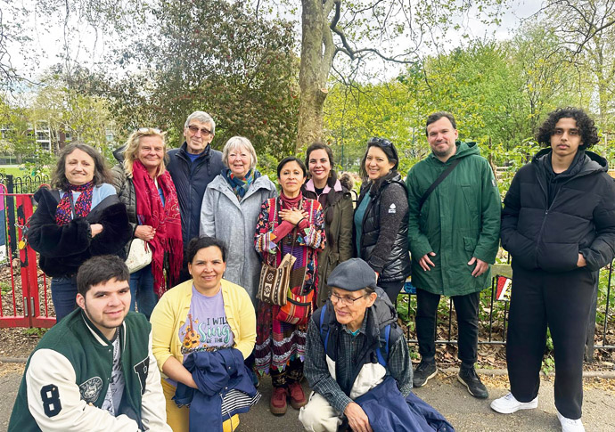 Walkers remember musician who died in holiday tragedy Raymi family and friends
