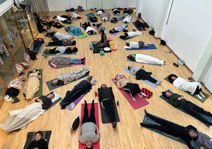 Wellness classes: now it’s mind, (every)body and soul Sound bath mildmay community centre